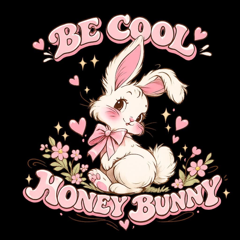 Graphic T-Shirt: Honey Bunny Design